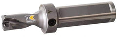 Kennametal - 3.38" Max Drill Depth, 4xD, 0.8441" Diam, Indexable Insert Drill - 2 Inserts, 1" Shank Diam, Straight Shank - Industrial Tool & Supply