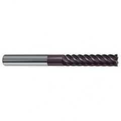 6mm Dia. - 75mm OAL - 45° Helix Firex Carbide End Mill - 6 FL - Industrial Tool & Supply