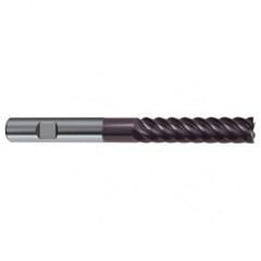 12mm Dia. - 150mm OAL - 45° Helix Firex Carbide End Mill - 6 FL - Industrial Tool & Supply