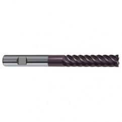 6mm Dia. - 75mm OAL - 45° Helix Firex Carbide End Mill - 6 FL - Industrial Tool & Supply