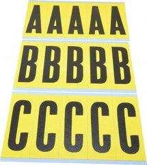Made in USA - Letter Label - Legend: Combo Pack (Letters), English - Industrial Tool & Supply