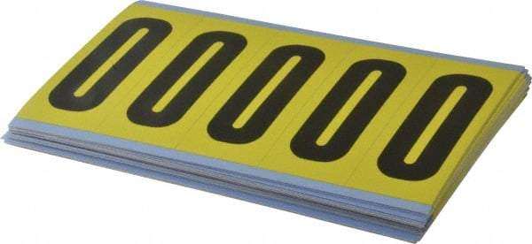 Made in USA - Letter Label - Legend: Combo Pack (Numbers), English - Industrial Tool & Supply