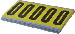 Made in USA - Letter Label - Legend: Combo Pack (Numbers), English - Industrial Tool & Supply