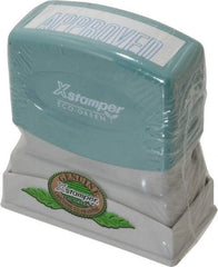 Value Collection - Approved, Blue Pre-Inked Stamp - 1/2 Inch Wide x 1-5/8 Inch Long - Industrial Tool & Supply