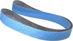 Norton - 2" Wide x 72" OAL, 36 Grit, Zirconia Alumina Abrasive Belt - Zirconia Alumina, Very Coarse, Coated, Y Weighted Cloth Backing, Dry, Series R821 - Industrial Tool & Supply