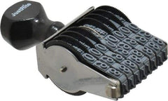 Made in USA - 5/16 Character Size, Numbering Stamp - 8 Bands - Industrial Tool & Supply