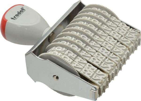 Made in USA - 5/16 Character Size, Numbering Stamp - 10 Bands - Industrial Tool & Supply