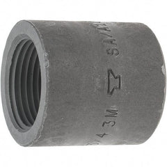 Made in USA - Size 3/4", Class 3,000, Forged Carbon Steel Black Pipe End Cap - 925 psi, Threaded End Connection - Industrial Tool & Supply
