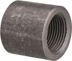 Made in USA - Size 1", Class 3,000, Forged Carbon Steel Black Pipe End Cap - 925 psi, Threaded End Connection - Industrial Tool & Supply