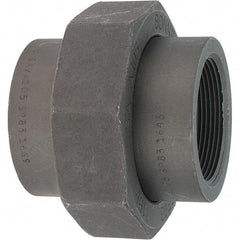 Made in USA - Size 2", Class 3,000, Forged Carbon Steel Black Pipe Union - 925 psi, Threaded End Connection - Industrial Tool & Supply
