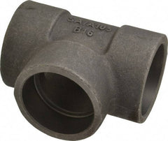 Made in USA - Size 2", Class 3,000, Forged Carbon Steel Black Pipe Tee - 925 psi, Socket Weld End Connection - Industrial Tool & Supply