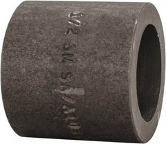 Made in USA - Size 1/2", Class 3,000, Forged Carbon Steel Black Pipe Coupling - 925 psi, Socket Weld End Connection - Industrial Tool & Supply