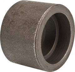Made in USA - Size 1-1/4", Class 3,000, Forged Carbon Steel Black Pipe Coupling - 925 psi, Socket Weld End Connection - Industrial Tool & Supply