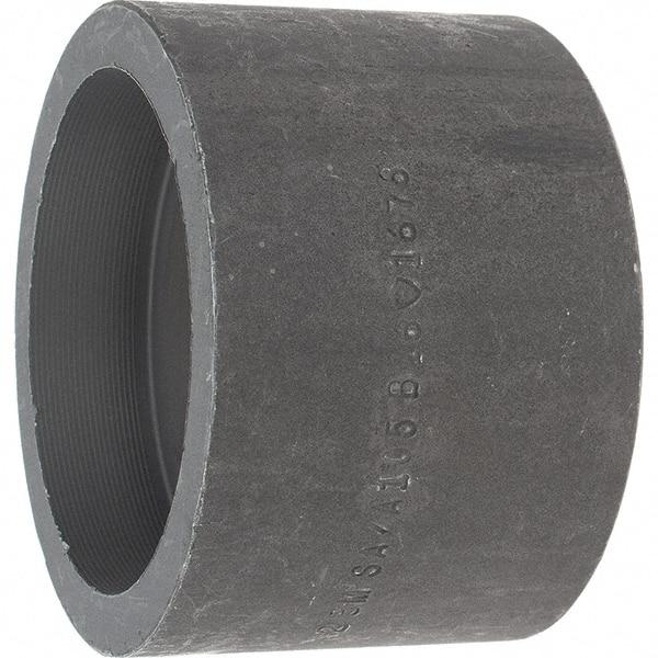 Made in USA - Size 2", Class 3,000, Forged Carbon Steel Black Pipe Coupling - 925 psi, Socket Weld End Connection - Industrial Tool & Supply