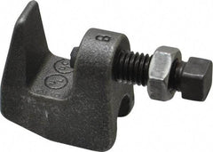 Made in USA - 3/4" Max Flange Thickness, 1/2" Rod C-Clamp - 760 Lb Capacity, Ductile Iron - Industrial Tool & Supply
