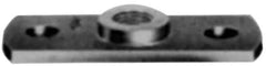Made in USA - 1/2" Rod Ceiling Flange - Malleable Iron - Industrial Tool & Supply