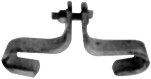 Made in USA - 3/4" Rod Center Beam Clamp - 3,000 Lb Capacity, Carbon Steel - Industrial Tool & Supply