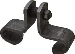 Made in USA - 3/8" Rod Center Beam Clamp - 1,000 Lb Capacity, Carbon Steel - Industrial Tool & Supply