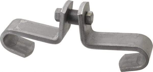 Made in USA - 3/8" Rod Center Beam Clamp - 1,000 Lb Capacity, Carbon Steel - Industrial Tool & Supply