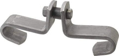 Made in USA - 3/8" Rod Center Beam Clamp - 1,000 Lb Capacity, Carbon Steel - Industrial Tool & Supply