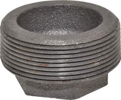 Made in USA - Size 2 x 3/4", Class 150, Malleable Iron Black Pipe Hex Bushing - 150 psi, Threaded End Connection - Industrial Tool & Supply