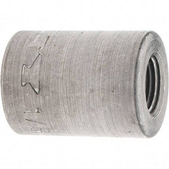 Made in USA - Size 1/8", Class 150, Malleable Iron Black Pipe Coupling (Right Hand) - 150 psi, Threaded End Connection - Industrial Tool & Supply