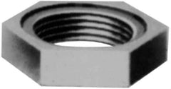 B&K Mueller - Class 150, 1-1/2" Galvanized Pipe Hex Locknut - Threaded, Malleable Iron - Industrial Tool & Supply