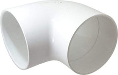 Value Collection - 6" PVC Plastic Pipe 90° Elbow - Schedule 40, Slip x Slip End Connections - Industrial Tool & Supply