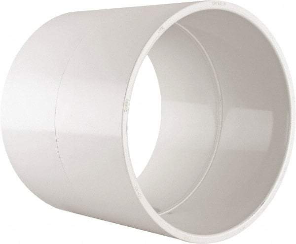 Value Collection - 8" PVC Plastic Pipe Coupling - Schedule 40, Slip x Slip End Connections - Industrial Tool & Supply