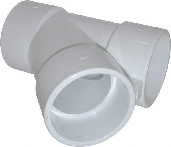 Value Collection - 4" PVC Plastic Pipe Wye - Schedule 40, Slip End Connections - Industrial Tool & Supply