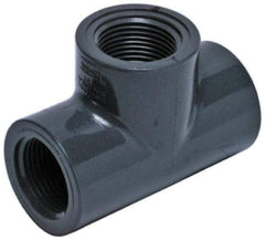 Value Collection - 2-1/2" CPVC Plastic Pipe Tee - Schedule 80, FIPT x FIPT x FIPT End Connections - Industrial Tool & Supply
