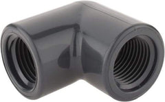 Value Collection - 1/2" PVC Plastic Pipe 90° Elbow - Schedule 80, FIPT x FIPT End Connections - Industrial Tool & Supply
