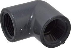 Value Collection - 3/4" PVC Plastic Pipe 90° Elbow - Schedule 80, FIPT x FIPT End Connections - Industrial Tool & Supply