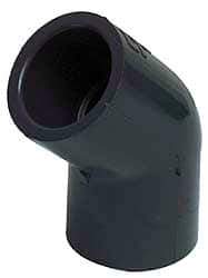 Value Collection - 4" CPVC Plastic Pipe 45° Elbow - Schedule 80, FIPT x FIPT End Connections - Industrial Tool & Supply