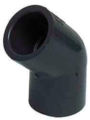 Value Collection - 4" CPVC Plastic Pipe 45° Elbow - Schedule 80, FIPT x FIPT End Connections - Industrial Tool & Supply