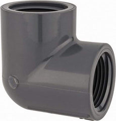 Value Collection - 1" PVC Plastic Pipe 90° Elbow - Schedule 80, FIPT x FIPT End Connections - Industrial Tool & Supply