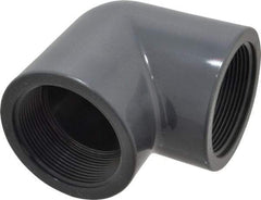 Value Collection - 2" PVC Plastic Pipe 90° Elbow - Schedule 80, FIPT x FIPT End Connections - Industrial Tool & Supply