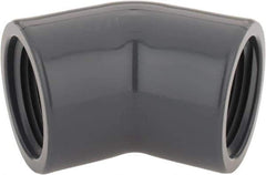 Value Collection - 3/4" PVC Plastic Pipe 45° Elbow - Schedule 80, FIPT x FIPT End Connections - Industrial Tool & Supply