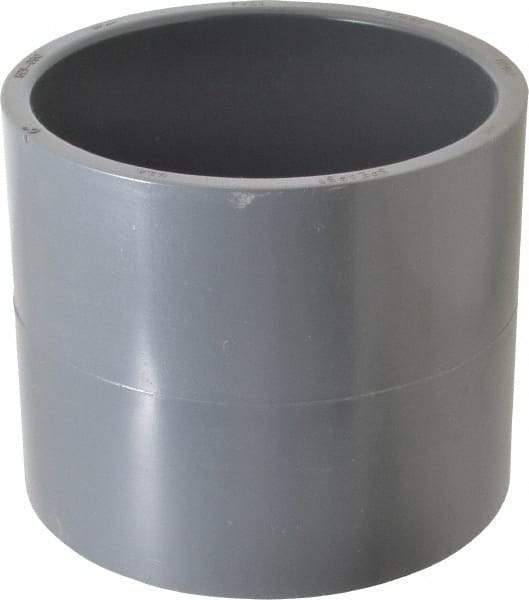 Value Collection - 6" PVC Plastic Pipe Coupling - Schedule 80, Slip x Slip End Connections - Industrial Tool & Supply