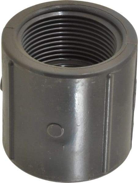 Value Collection - 1-1/4" PVC Plastic Pipe Coupling - Schedule 80, FIPT x FIPT End Connections - Industrial Tool & Supply