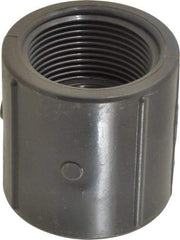 Value Collection - 1-1/4" PVC Plastic Pipe Coupling - Schedule 80, FIPT x FIPT End Connections - Industrial Tool & Supply