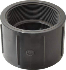 Value Collection - 4" PVC Plastic Pipe Coupling - Schedule 80, FIPT x FIPT End Connections - Industrial Tool & Supply