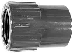 Value Collection - 8" PVC Plastic Pipe Female Adapter - Schedule 40, Slip x FIPT End Connections - Industrial Tool & Supply
