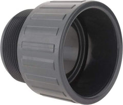 Value Collection - 3" PVC Plastic Pipe Male Adapter - Schedule 80, Slip x MIPT End Connections - Industrial Tool & Supply