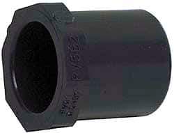 Value Collection - 8 x 6" PVC Plastic Pipe Bushing - Schedule 40, Spig x Slip End Connections - Industrial Tool & Supply