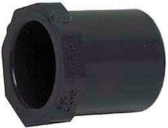 Value Collection - 8 x 6" PVC Plastic Pipe Bushing - Schedule 40, Spig x Slip End Connections - Industrial Tool & Supply