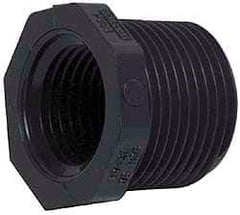 Value Collection - 3 x 2-1/2" CPVC Plastic Pipe Bushing - Schedule 80, MIPT x FIPT End Connections - Industrial Tool & Supply