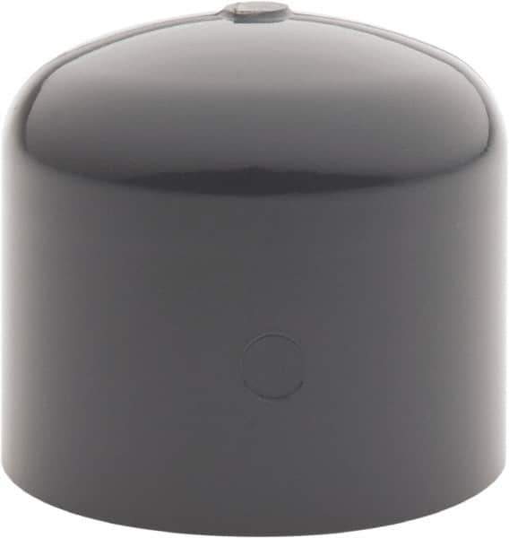 Value Collection - 1-1/4" PVC Plastic Pipe End Cap - Schedule 80, Slip End Connections - Industrial Tool & Supply