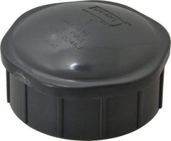 Value Collection - 3" PVC Plastic Pipe End Cap - Schedule 80, FIPT End Connections - Industrial Tool & Supply