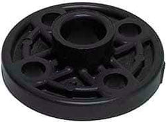 Value Collection - 1/2" PVC Plastic Pipe Flange (Two Piece) - Schedule 80, Spig End Connections - Industrial Tool & Supply